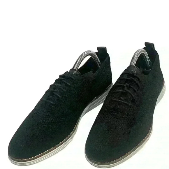 Cole Haan Grand  Stitchlite Flyknit Wingtip Oxford Shoe Black Womens 9 B - Picture 3 of 9